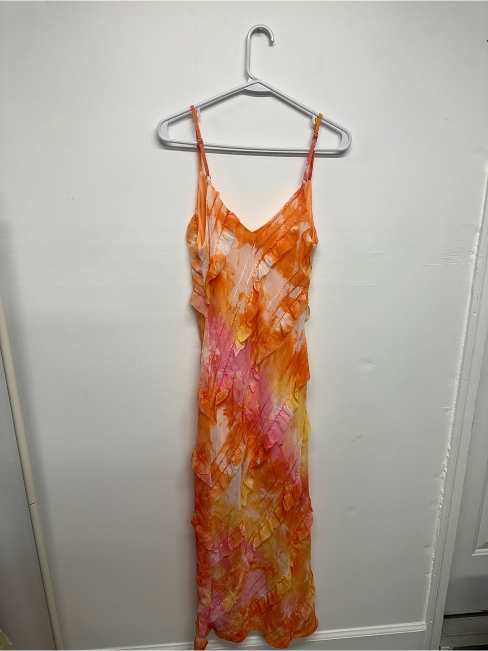 Princess Polly Lars Maxi Dress Orange Multi - Picture 10 of 10